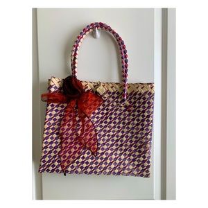Handwoven Straw Weave Bag